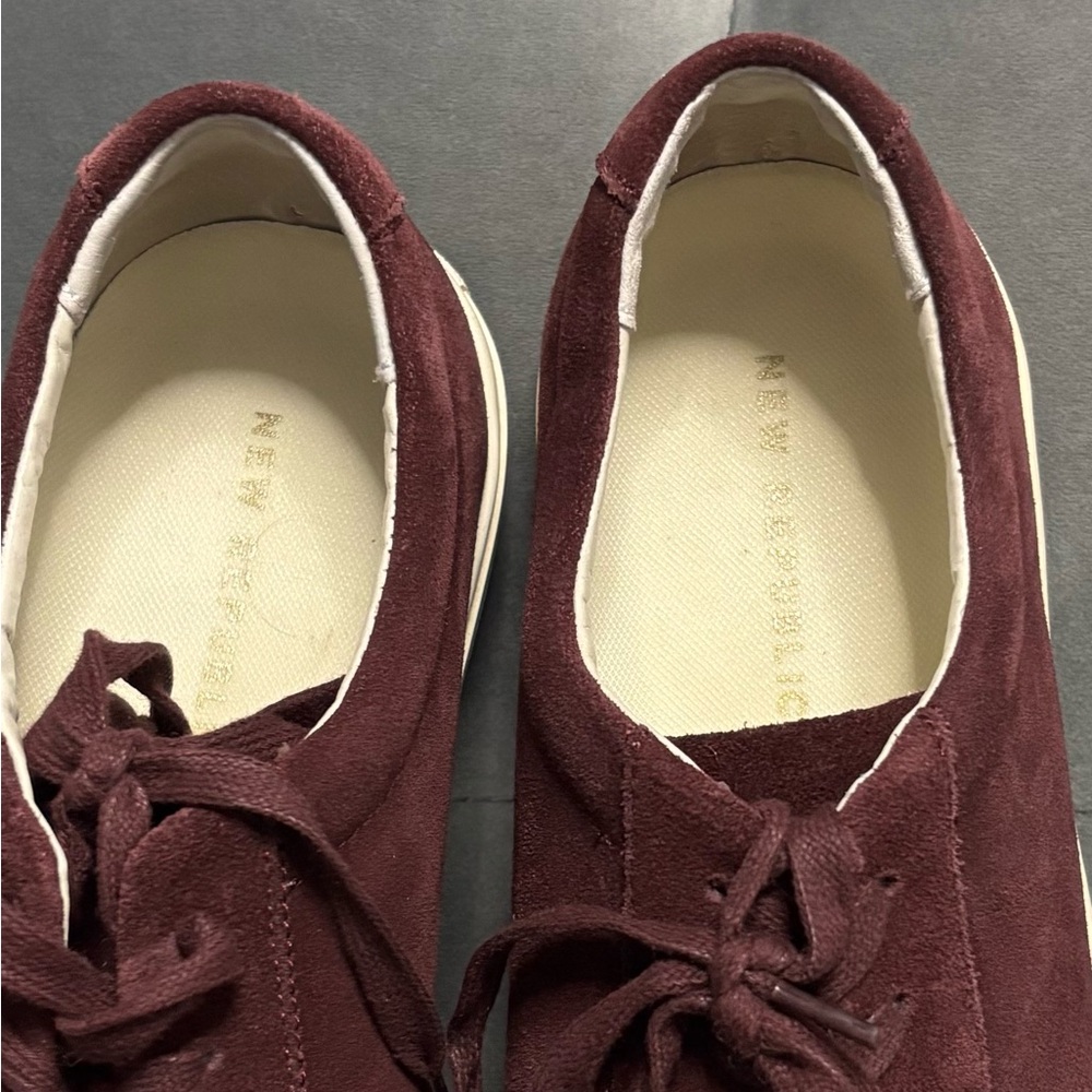New Republic Men's Burgundy Suede Athletic Shoes